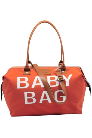Baby Bag Tasarım Kiremit Anne Bebek Bakım Ve Kadın Çantası - 1