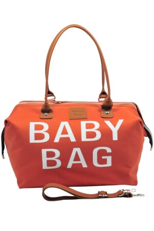 Baby Bag Tasarım Kiremit Anne Bebek Bakım Ve Kadın Çantası - 2