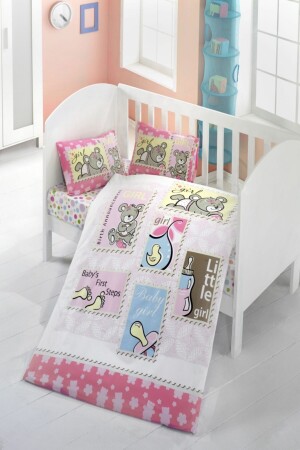 Baby-Bettbezug-Set, 100 % Baumwolle, Vic_Bebe_Nev_009 - 3