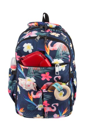 Baby Care Bag 9303 Flamingo Wasserdichter Baby Care Rucksack - 3