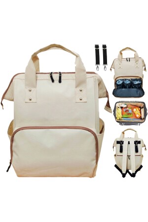 Baby Care Bag Organizer Funktioneller Mutter Baby Care Rucksack Creme 38BCKPVB - 5