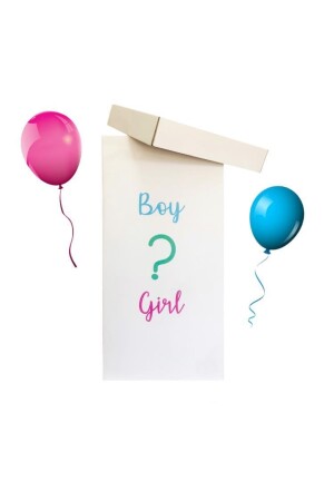 Baby Gender Party Box 52x52x100cm PRTKTS0001 - 2