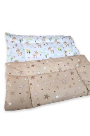 Baby-Kinderdecke Standard 100x120 cm Karaca Brown Star Quilted 2166 - 3