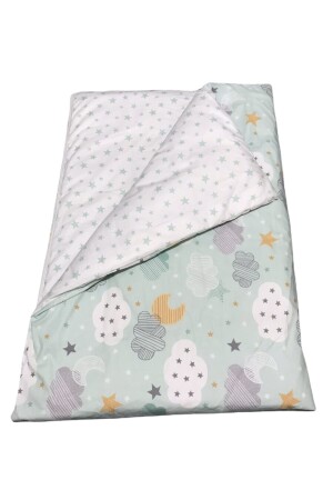 Baby-Kinderdecke Standard 70x100 cm Green Moon Cloud Star 2002 - 4