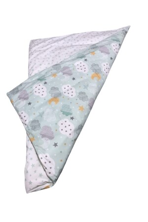 Baby-Kinderdecke Standard 70x100 cm Green Moon Cloud Star 2002 - 5