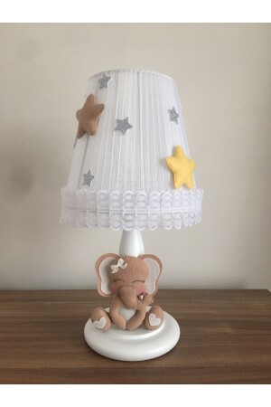 Baby Kinderzimmer Kronleuchter Lampenschirm Elefant Kaffee Creme Gelb Ballon Elefant Kaffeelampenschirm - 6