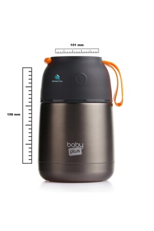 Baby & Plus Vakuumierte, doppelseitige Thermoskanne zur Aufbewahrung von Babynahrung, 450 ml, GLBS4sa564d6as4d6465 - 4