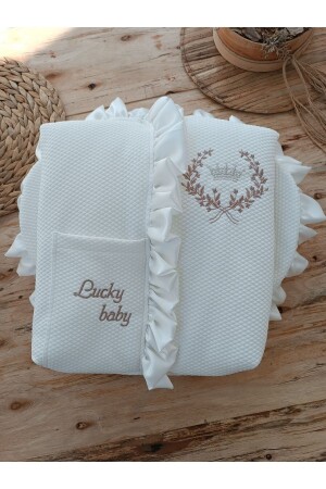 Baby-Pucktuch mit speziellem Design, Unisex, äußere Wickeldecke, Krankenhaus-Entlassung, Neugeborenes, Geschenk KND45395 - 7