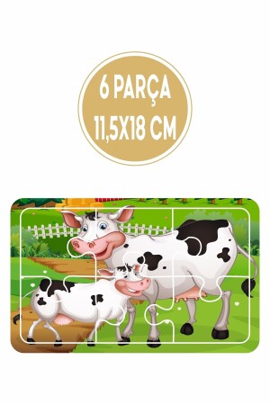 Baby Puzzle 6 Parça 6 Adet Puzzle Seti-2 - 3