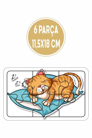 Baby Puzzle 6 Parça 6 Adet Puzzle Seti-2 - 4