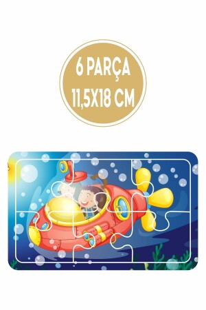 Baby Puzzle 6 Parça 6 Adet Puzzle Seti-2 - 7