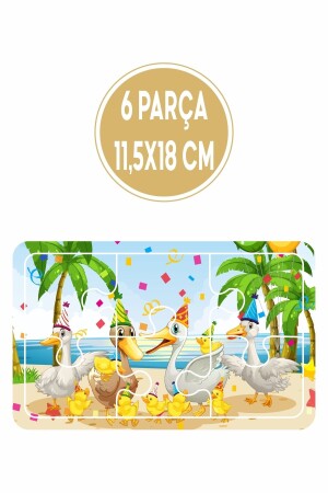 Baby Puzzle 6 Parça 6 Adet Puzzle Seti-2 - 8