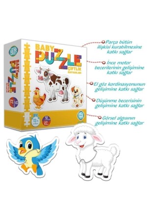 Baby Puzzle Çiftlik Hayvanları 27 Parça - 4