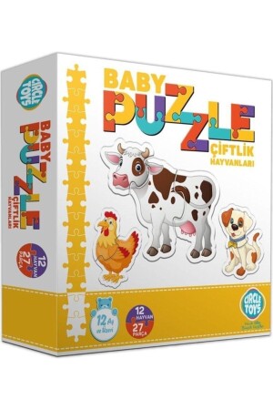 Baby Puzzle Çiftlik Hayvanları PRA-2146656-6810 - 3