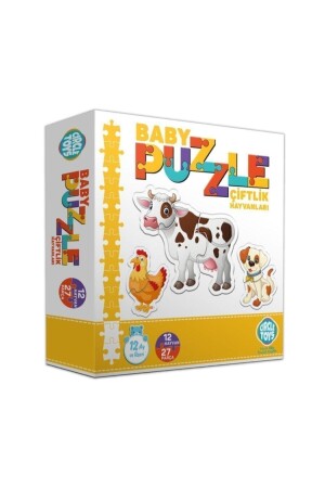 Baby Puzzle Çiftlik Orman Sevimli Araçlar 3'lü Set 156 - 2