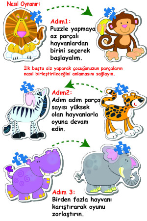 Baby Puzzle Ilk Hayvanlarım Ve Ilk Çiftlik Puzzlem Seti DTBP2S - 8