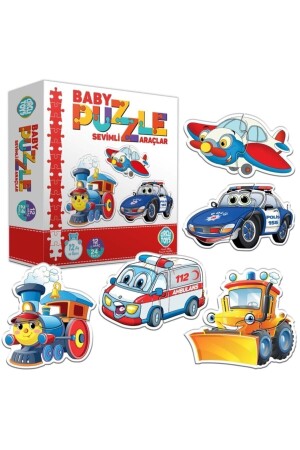 Baby Puzzle Sevimli Araçlar - 1