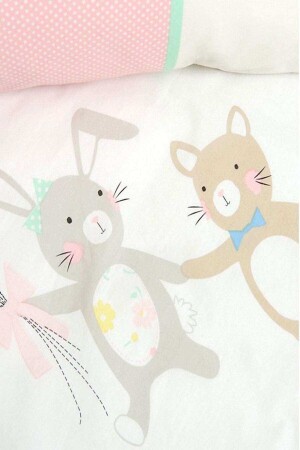 Baby Rabbit Çocuk Bebek Nevresim Takımı 100x150 ontheroad - 3