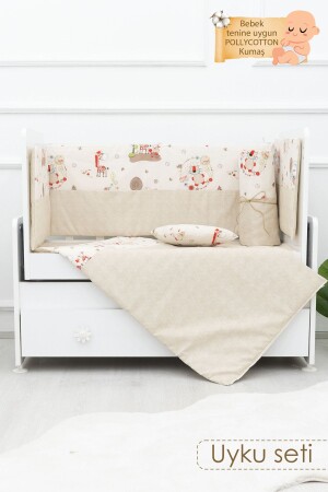 Baby-Schlafset – 50 x 100 cm Kinderbett-Schlafset – 8-teiliges Babybett-Set – Tierserie - 1