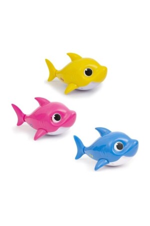 Baby Shark Sesli Ve Yüzen Figür - Baby Shark Sarı GIO-BAH03002 - 2