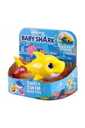 Baby Shark Sesli Ve Yüzen Figür - Baby Shark Sarı GIO-BAH03002 - 5