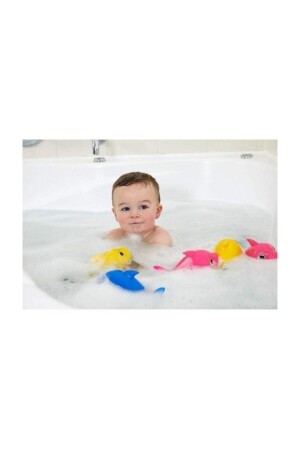 Baby Shark Yüzen ve Sesli Figür Banyo Oyuncağı Pembe BAH03000P - 5