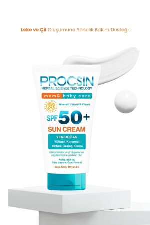 Baby-Sonnencreme mit hohem UV-Schutz für Babys und Kinder, LSF 50+, 50 ml - 6