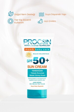 Baby-Sonnencreme mit hohem UV-Schutz für Babys und Kinder, LSF 50+, 50 ml - 7