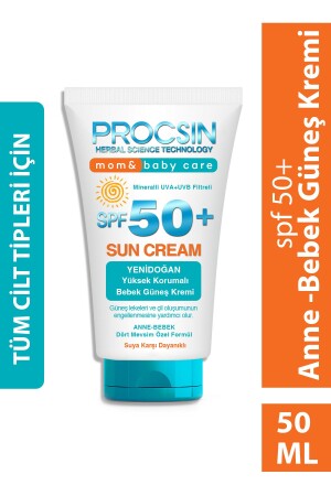 Baby Yüksek Uv Korumalı Bebek ve Çocuk SPF50- Güneş Kremi 50 ML - 3