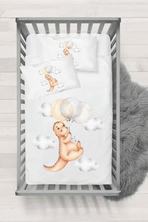 Babybettbezug-Set mit fliegendem Dinosauriermuster NS1 - 2