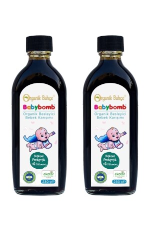 Babybomb Organik Besleyici Bebek Şurubu 2 Adet baby00222 - 1