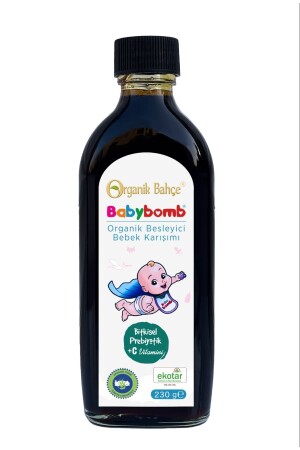 Babybomb Organik Besleyici Bebek Şurubu 230gr 123 - 2