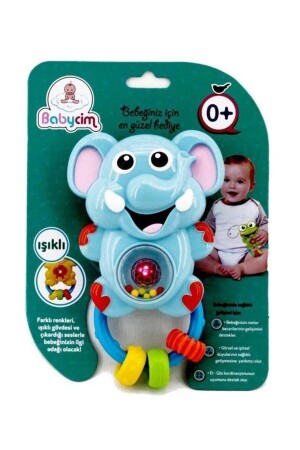 Babycim Batteriebetriebene Elefantenrassel WD-3661A-BABY - 1