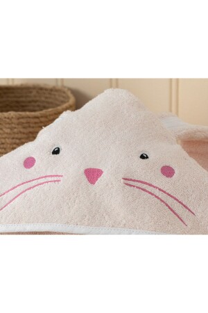 Babyhandtuch Bunny aus Baumwolle, 75 x 75 cm, Rosa - 5