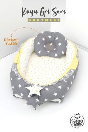 Babynest, Babyschlafbett 0–2 Jahre – 100 % Baumwolle UMAY11 - 4