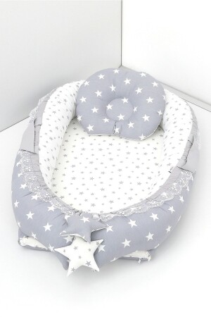 Babynest, Babyschlafbett 0–2 Jahre – 100 % Baumwolle UMAY11 - 2