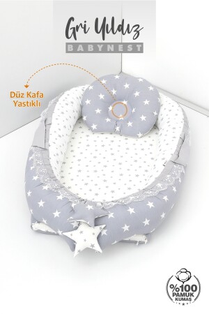 Babynest, Babyschlafbett 0–2 Jahre – 100 % Baumwolle UMAY11 - 4