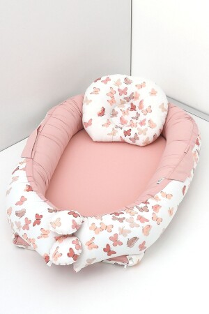 MNZ-Babynest، طفل نوم السرير 0-2 سنوات - 100% القطن UMAY11 - Umaybebek