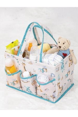 Babypflegetasche 30x20x21cm Blau - 2