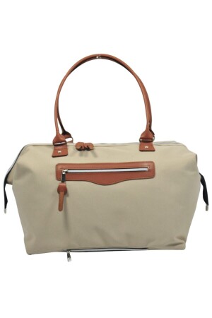 Babytaschen-Design, gestreift, Beige, Mutter, Babypflege und Damentasche - 5