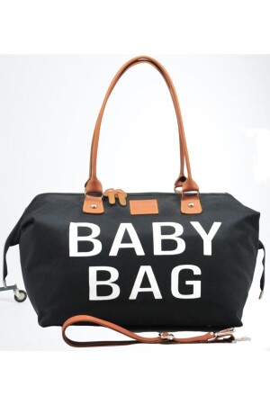 Babytaschen-Design, schwarze Mutter, Babypflege und Damentasche - 3