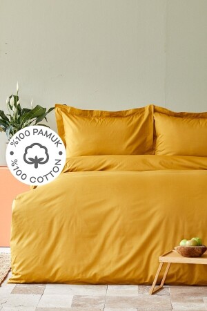 Back To Basic Açık Hardal Tek Kişilik Nevresim Takımı 200.18.01.0944 - Karaca Home