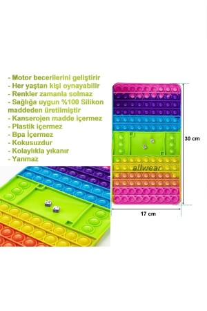 Backgammon Popit Würfelspielzeug Sensory Giant 1134 - 1