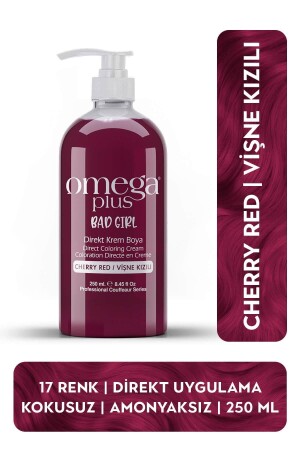 Bad Girl Cherry Red Ammoniakfreies farbiges Haarfärbemittel 250 ml - 2