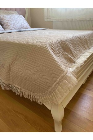 Bade Doppelbett-Tagesdecke – Cappuccino BADEYTK - 4