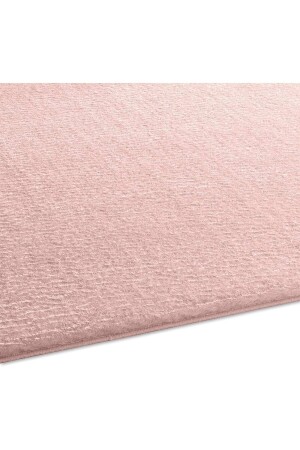 Badematte im Dreier-Set, rosa Farbe, Plüsch, rutschfeste Unterseite, waschbar, 60 x 100 – 60 x 40 – 60 x 60 Y3bh4 Y3BH4 - 4