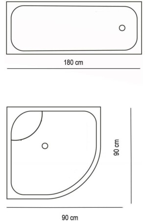 Badezimmervorhang 1 x 180 x 200 cm, einflügeliger Duschvorhang mit Ring, Geschenk 5026 BAPEVD5026STT - 6