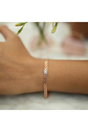 Baguette-Diamant-Mesh-Armband - 1