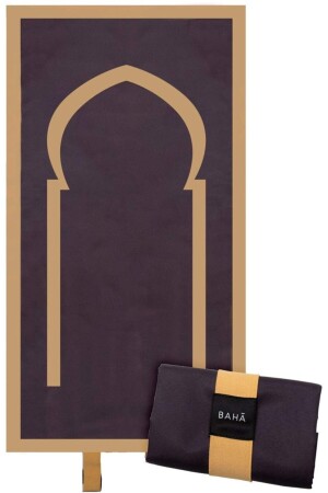 مقه الصلاة المحمولة من الجيب من قبل المملكة المتحدة - مقه الصلاة المثبتة - الهدية المثالية رمضان السوداء - Baha