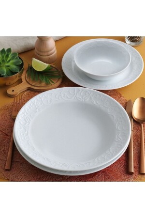 Bahardalı 6 Adet 19 Cm Çukur Tabak PR.000000000000BHD619CK00 - Güral Porselen